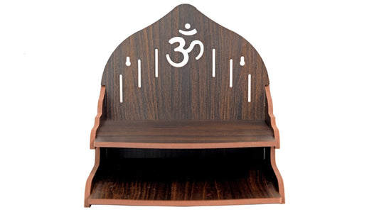 Wooden Temple for Home & Office, Light Weight Puja Mandir