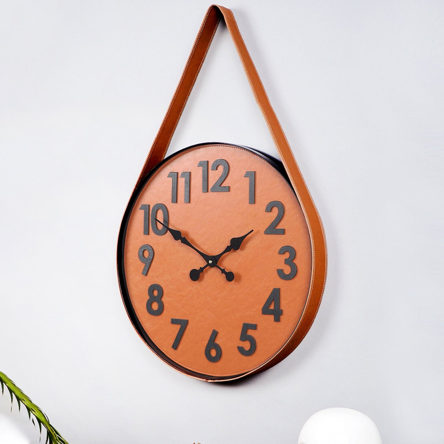 Vintage Leather Strap Wall Clock || Wall Clock