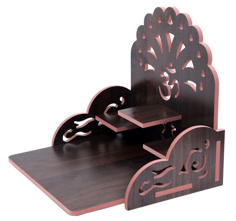 Wooden Temple for Home & Office, Light Weight Puja Mandir