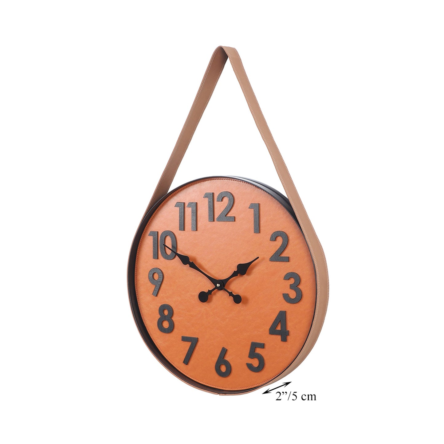 Vintage Leather Strap Wall Clock || Wall Clock