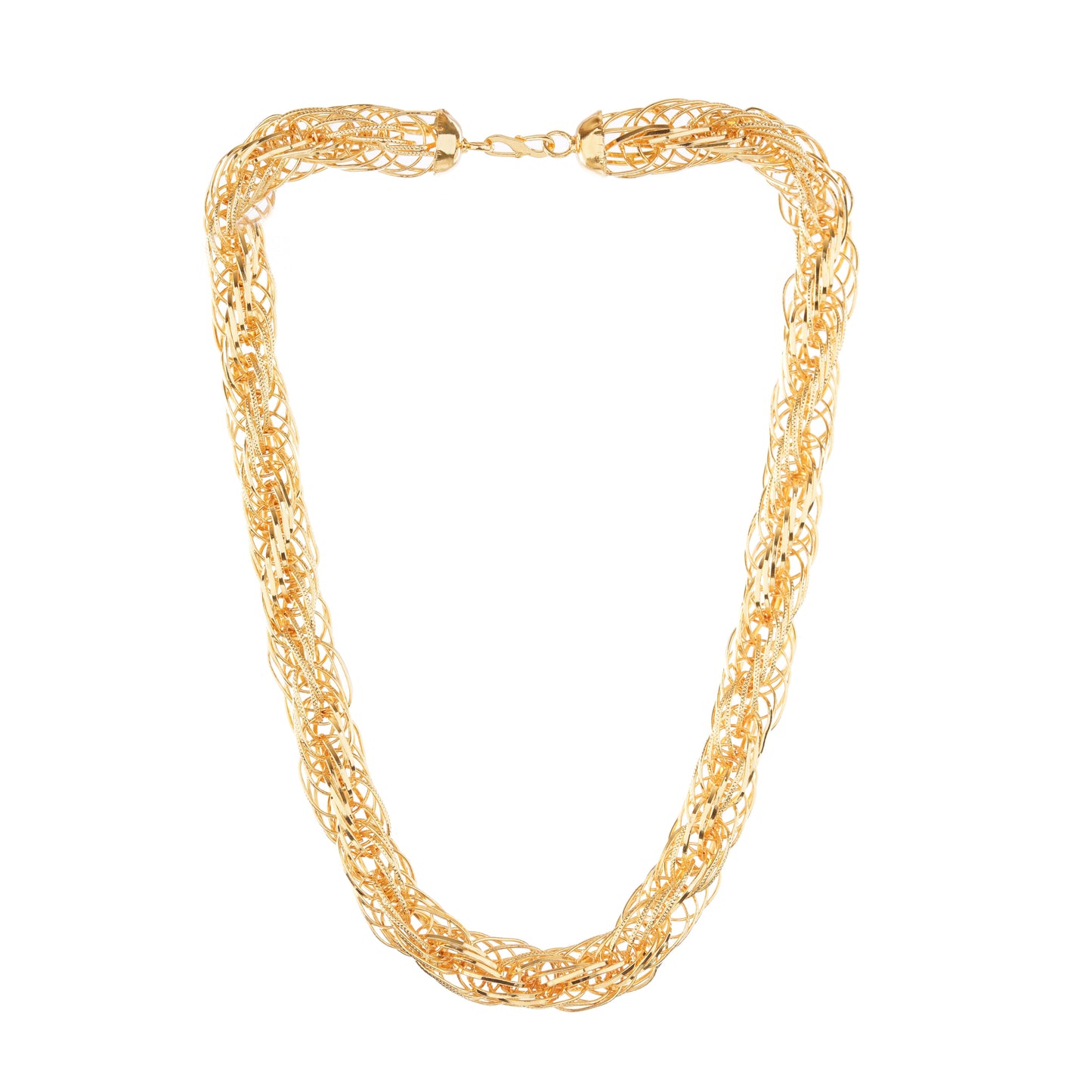 Interlocking Circles 1Gm Gold Chain