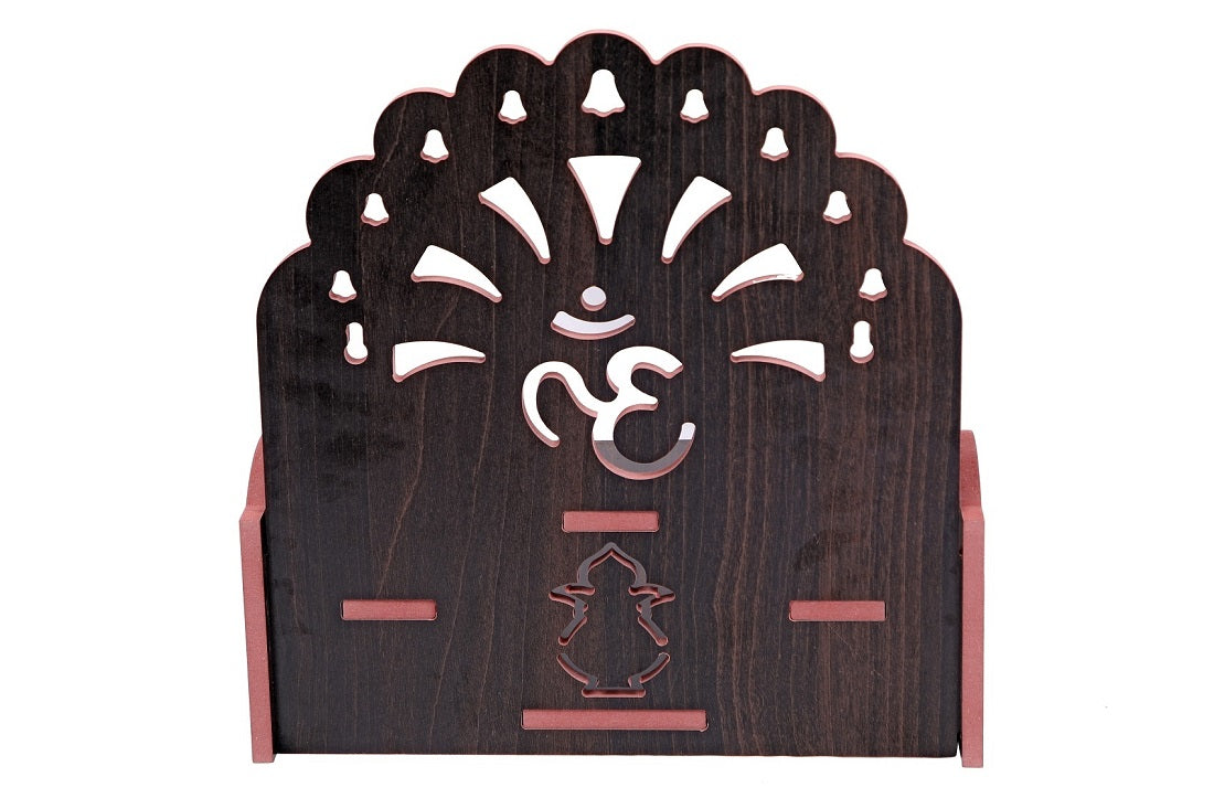 Wooden Temple for Home & Office, Light Weight Puja Mandir